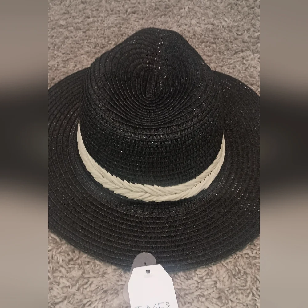 Women's Time And Tru Embroidered Fedora One Size Garden Cute Party‎ Cocktail
